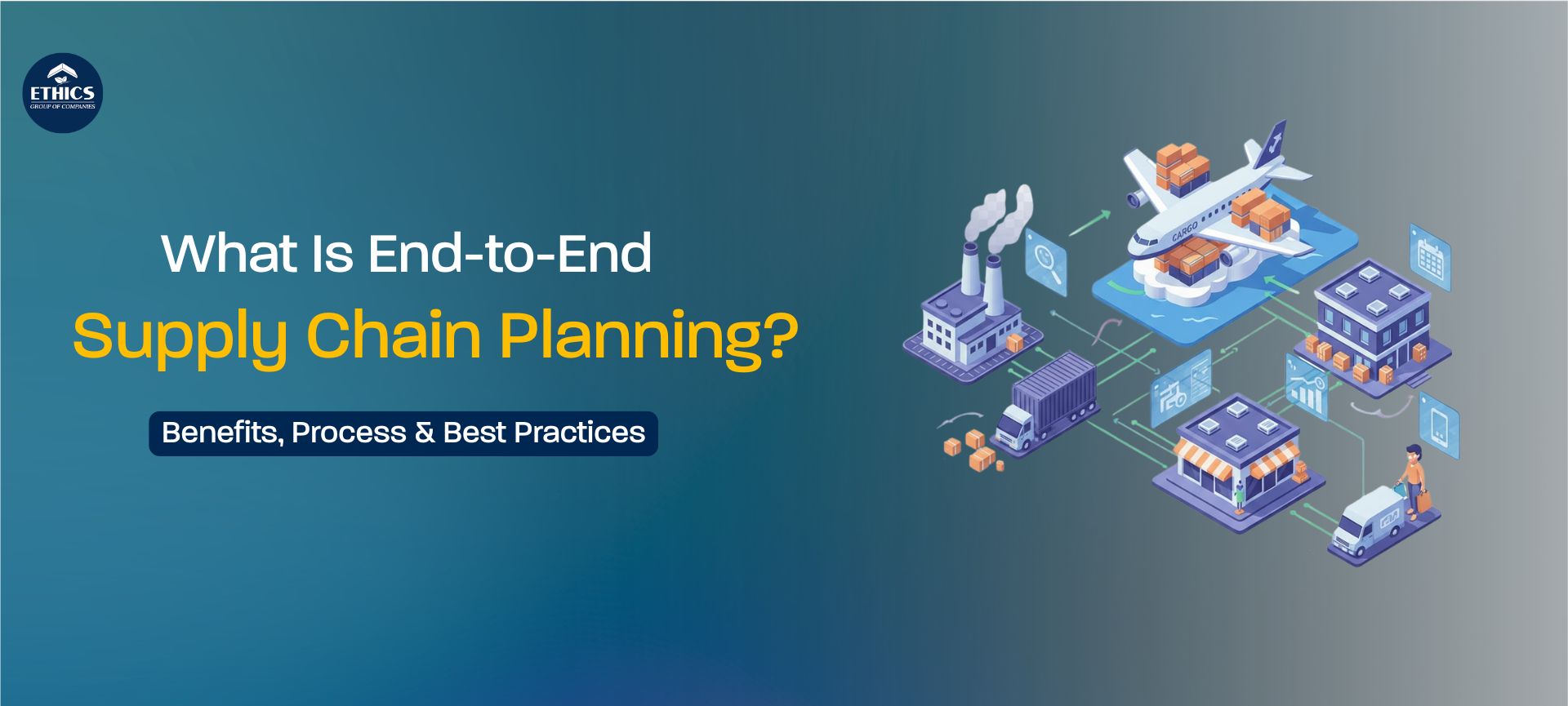 End-to-end supply chain planning improving logistics, warehouse and inventory management across distribution and last-mile delivery
